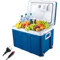 TZS FIRST AUSTRIA Elektrische Kühlbox Mobil Kühlschrank 45L, 12V /230V Anschluss, 12-V-Stecker fürs Auto, für Camping, Festivals, Reisen, Kühlen & Warmhalten