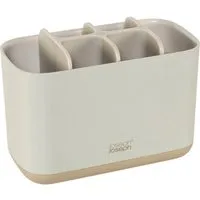 Joseph Joseph Zahnpflege-Set EasyStore großer Zahnbürstenhalter ecru