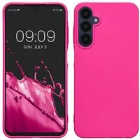 kwmobile Handyhülle Handyhülle für Samsung Galaxy A25 Hülle, Silikon Case metallisch schimmernd - Schutzhülle Cover