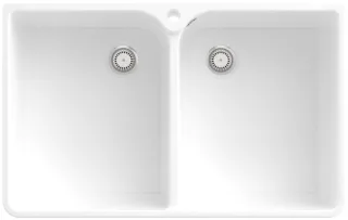 Villeroy & Boch Spülstein 80 X Spülstein Doppelbecken, 638001R1 638001R1