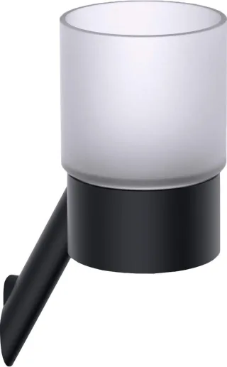 Neuesbad Serie 600 Becher zur Wandmontage, Schwarz NB1DEADIN9111