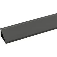 Kaindl Flooring Abschlussleiste Kaindl Wandanschlusssystem 63,5 x 2,4 cm anthrazit, Kunststoff