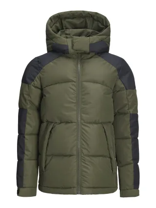 JACK&JONES - JCOAERO PUFFER JNR forest night - Gr. - 176
