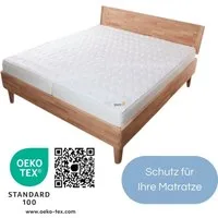 Matratzenauflage Aloe Vera Jekatex, Auflage 90x200 cm für Matratze mit Aloe Vera veredelt.