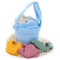 Intirilife Sandform-Set, (9-tlg), Sandspielzeug Set aus Silikon Strand Kinder Spielzeug für Sandkasten