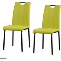HTI-Living Esszimmerstuhl Stuhl Denton Grün (Set, 2 St), Esszimmerstuhl