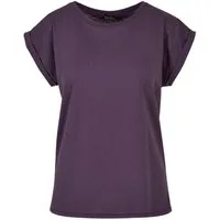 Build Your Brand Rundhalsshirt Ladies Extended Shoulder Damen T-Shirt