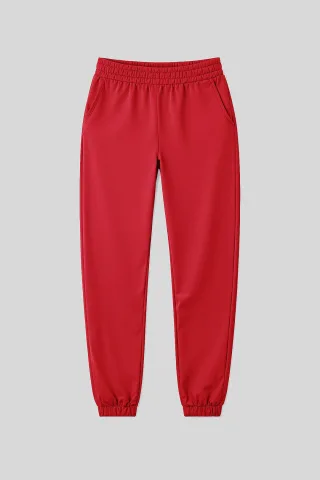 Damen Hochbundige Relaxed Fleece Jogginghosen