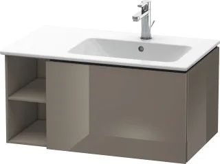 Duravit L-Cube Waschtischunterbau wandhängend Flanell Grau Hochglanz 820x481x400 mm - LC619208989 LC619208989