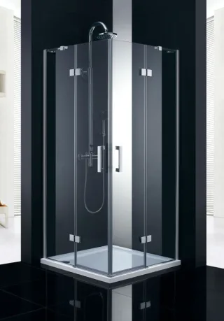 Neuesbad Exklusiv Ecklösung Drehtür 90 x 90 x 200 cm