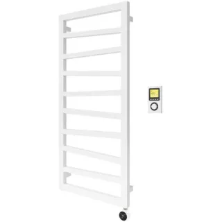 Purmo Figuresse Squasy E Elektro-Badheizkörper FHUM011205000N0 BH 1120 mm, BL 500 mm, 400 W, RAL 9016