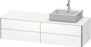 Duravit XSquare Konsolenwaschtischunterbau wandhängend Weiß Matt 1600x548x400 mm - XS4914R1818 XS4914R1818
