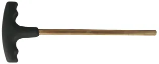 KS Tools BRONZEplus Innensechskant-Winkelstiftschlüssel mit T-Griff, lang - 963.1587