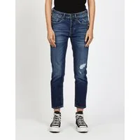 GANG Boyfriend-Jeans 94NICA CROPPED mit geraden und verkürzten Beinverlauf