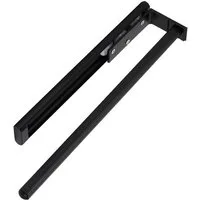 SO-TECH® Teleskop-Handtuchhalter TED Aluminium schwarz matt für Bad oder Küche, 1-armig schwarz matt (325 - 487 mm, ausziehbar)