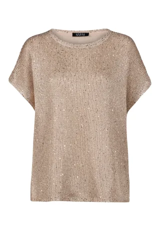 tuzzi - Pulli GOLDEN OASIS mit Glanzeffekt café au lait - Gr. - 38