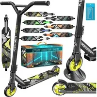 KESSER Stuntscooter X-Limit 360° Lenkung, ABEC9 Kugellagern, 100 mm PU Räder, Freestyle Kickscooter Funscooter für Kinder & Erwachsene