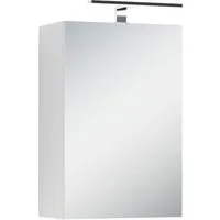 byLIVING Spiegelschrank Serie Spree, in vielen Breiten erhältlich Soft-Close, LED Beleuchtung mit Schalter- und Steckdosenbox