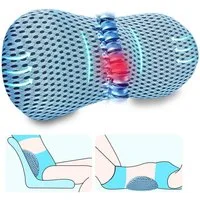 Mutig Rückenkissen Ergonomisches Lendenkissen, Memory Foam Rückenkissen, Lendenstützkissen für Auto, Bürostuhl, Bett, Rückenpolster zur Druckentlastung, für komfortable Unterstützung, 22 × 13 cm