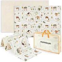 Mamabrum Spiel-Parkhaus Doppelseitig faltbare Schaumstoffmatte 180 x 120 x 1cm