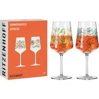 Ritzenhoff Gläser-Set Sommerrausch Aperizzo 2er Set F23, Kristallglas