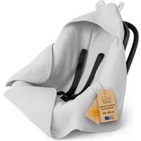 Einschlagdecke Musselin – Atmungsaktive Babydecke für Kinderwagen und Autositz, Totsy Baby