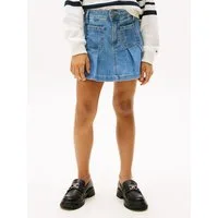 Tommy Hilfiger Faltenrock DENIM SKIRT PLEATED in blauer Waschung
