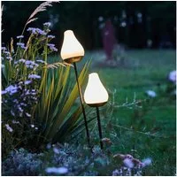 lumix LED Solarleuchte LUMIX Solar Flower Tulip, Farbwechsel, LED, Farbwechsel, Kaltweiß, Warmweiß, Solarlampe mit innenliegendem Solarpanel