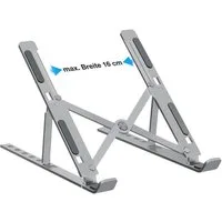 Tec-Expert Laptop-Ständer Faltbarer Metall Notebook Laptop Tablet Buch Halter, 7 Positionen, (1-tlg., Computer Ständer Halterung Stativ universal einsetzbar)