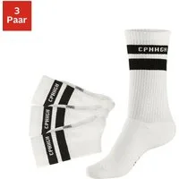 Copenhagen Studios Tennissocken (Packung, 3-Paar) mit Streifendesign und Vollfrottee