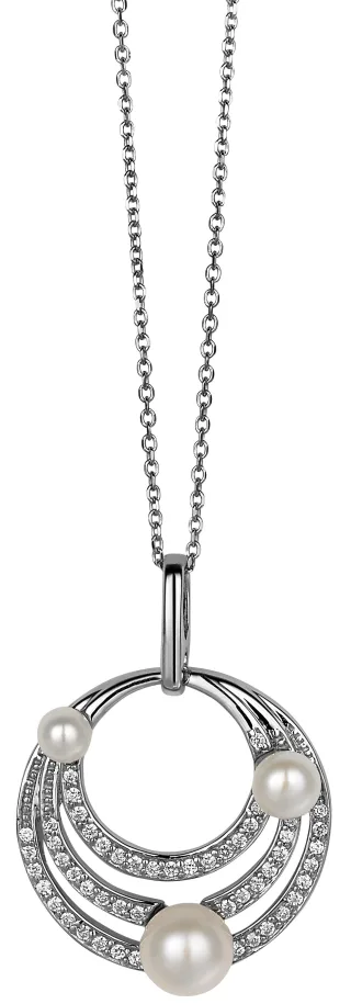 Orphelia Damen-Kette aus 925er Sterlingsilber mit Anhänger – Silber ZH-4794