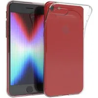 EAZY CASE Handyhülle Slimcover Clear für iPhone SE 2022/20, iPhone 8/7 4,7 Zoll, durchsichtige Hülle Ultra Dünn Silikon Backcover TPU Telefonhülle Klar