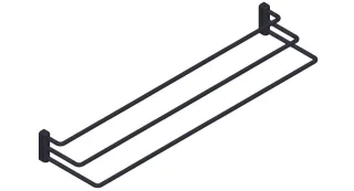 Giese Etagere 3-teilig schwarz matt, 11833-14 11833-14