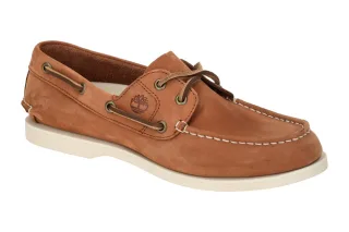 Timberland 0A2Q9X EM7 Classic Boat Damen Halbschuhe Braun Rust Wechselfu?bett