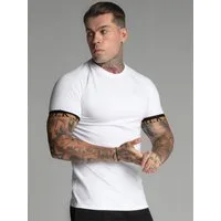 Siksilk T-Shirt SikSilk Herren Weißes Tech T-Shirt