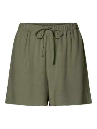 PIECES - PCVINSTY HW NEW SHORTS WVN Deep Lichen Green - Gr. - M