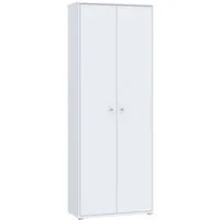 FORTE Schuhschrank Tempra, Mehrzweckschrank, 2 Türen, Einlegeböden, Höhe 197,5 cm Breite 73,7 cm