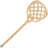 Adam Schmidt Korbwaren Teppichkehrer Teppichklopfer Peddigrohr 75 cm 2-fädig für Polster und Teppiche, Ausklopfer für effektive Reinigung