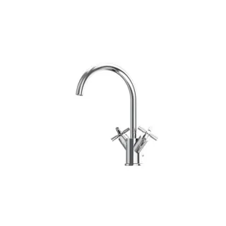 Steinberg Serie 250 Waschtischarmatur 2501500 chrom, mit Ablaufgarnitur