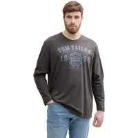 TOM TAILOR PLUS Langarmshirt mit Logo-Stickerei