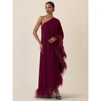 Apart Abendkleid mit Federn