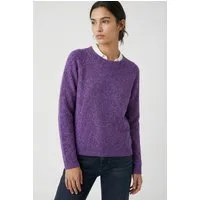Vero Moda Rundhalspullover VMDOFFY LS O-NECK BLOUSE GA NOOS Materialmix, regular fit