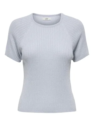 JDY - JDYBODILLA S/S GLITTER PULLOVER KNT NOOS Cashmere Blue - Gr. - L