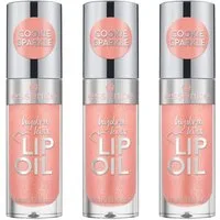 Essence Lipgloss HYDRA KISS LIP OIL, 3-tlg., mit hochglänzendem Finish