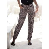 LASCANA Jerseyhose aus bequemer und leichter Viskose Alloverdruck, Strandhose, leichte Sommerhose, Schlupfhose