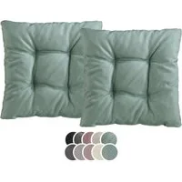 XDREAM Stuhlkissen Sitzkissen Set (2er & 4er) für Stühle und Bänke, robuste Polsterauflage für indoor und outdoor, 38x38x6 cm