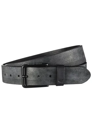 camel active - Ledergürtel mit verstellbaren Details black - Gr. - XXL