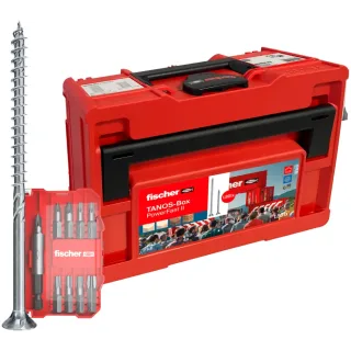 Fischer Aktion 2025 - Sortimentsbox Spanplattenschrauben PowerFast II Tanos-Box M173 - 574617