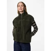 pieces Plüschweste PCSADIA TEDDY VEST NOOS BC Kunstfaser