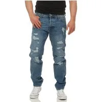 Jack & Jones Regular-fit-Jeans Jack & Jones Mike Original AM437 Comfort Fit Herren Jeans